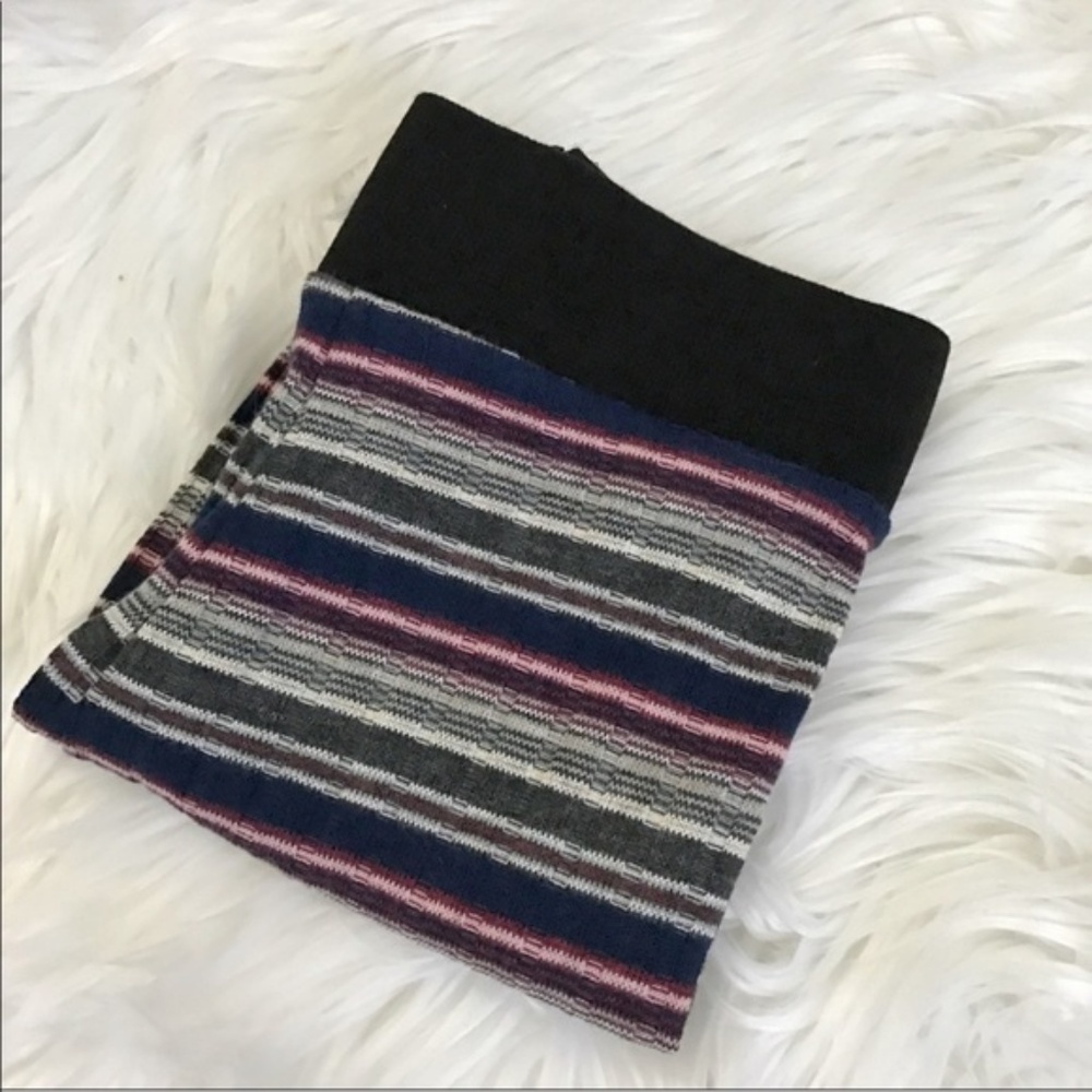 NWOT Nasty Gal Striped Knit Bodycon Midi Skirt - Picture 5 of 6